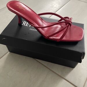 PrettyLittleThing Red Stiletto Heels